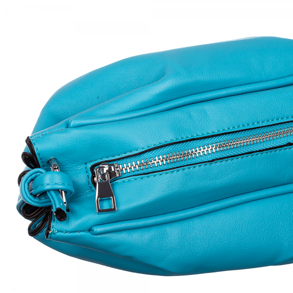 Γυναικεία τσάντα Abela μπλε, 4 - Kalapod.gr